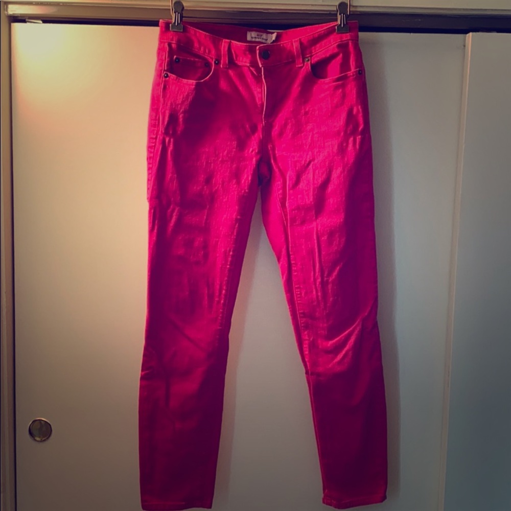 vineyard vines women’s pink stretch denim size 6